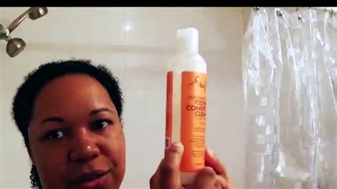 Product Review Demo Shea Moisture Co Wash Conditioning Cleanser Natural Hair Youtube