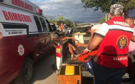 En Villaflores Motociclista Sufre Fractura Expuesta Al Derrapar El