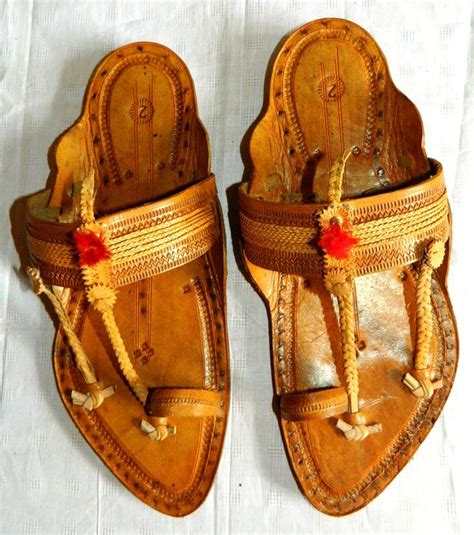 Kolhapuri Chappal Handcrafted Leather Sandals Leather