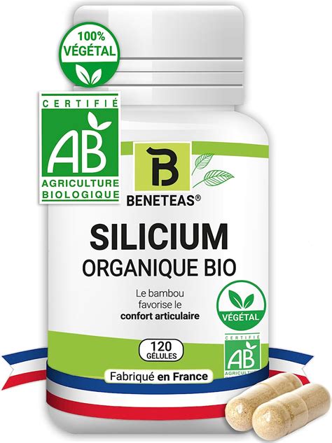 SILICIUM Organique BIO Articulations Souplesse Vitalite Peau