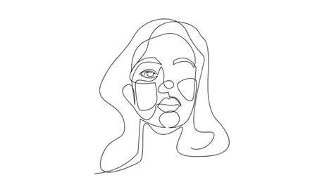 Face Blind Contour Line Drawing - fallinlovewithmybestfried