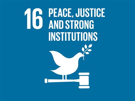 Sdg 16 Peace Justice And Strong Institutions By Alex Johnson On Dribbble