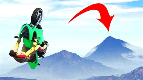 EXTREME MILE HIGH BIKE JUMPS GTA 5 Funny Moments Gta 5 Funny Gta