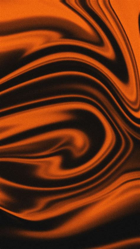 Halloween Wallpaper Aesthetic Orange And Black Wavy Lines