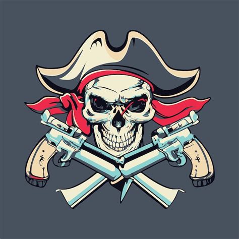 Premium Vector Vector Vector Of Pirates Skull Logo Illustration