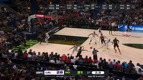 Last Second Field Goal Lakers Pelicans NBA Official