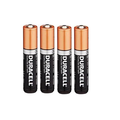 Kit 4 Pilhas AAA Duracell Alcalina KaBuM