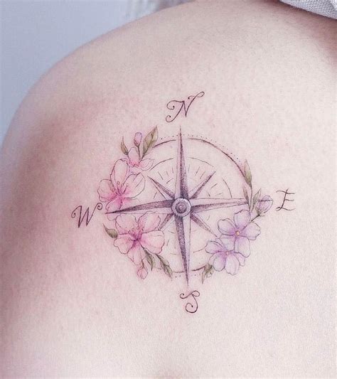 20 Unique Compass Rose Tattoo Ideas