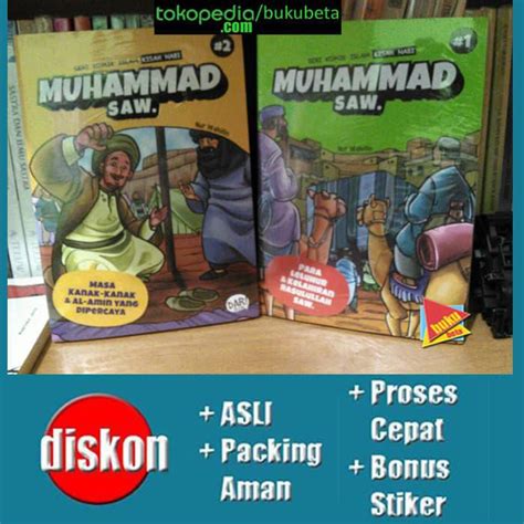 Jual COD Seri Komik Islam Kisah Nabi Muhammad SAW Jilid 1 Dan 2 Nur