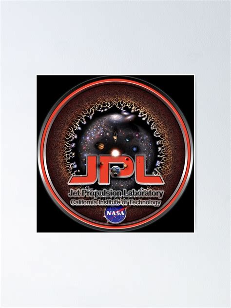 "NASA JPL Logo with the Universe!" Poster for Sale by pablocbudassi | Redbubble