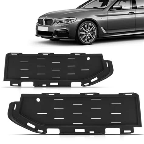 Par Moldura Grade Milha Bmw Serie 5 2017 2018