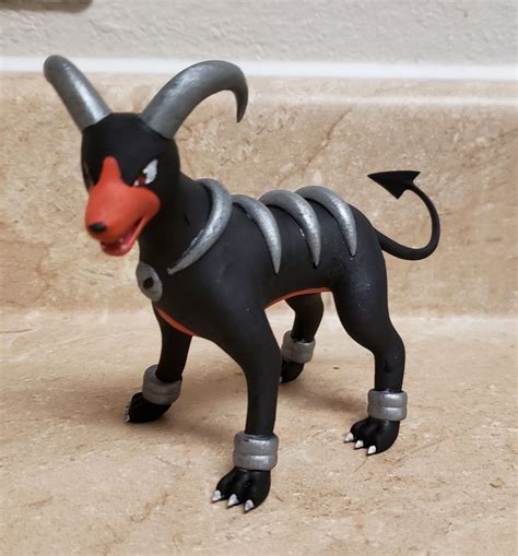 Archivo Stl Pokemon 229 Houndoom・modelo Para Descargar Y Imprimir