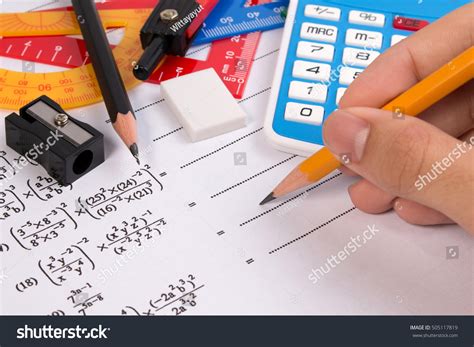 formula solving quadratic equation images stock  vectors