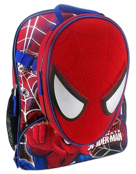 Marvel Ultimate Spider Man 16 Backpack And Insulated Lunchbox Lunch