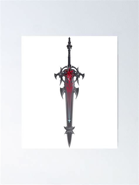 "Dark Knight - Sword FFXIV" Poster for Sale by twitchleah | Redbubble