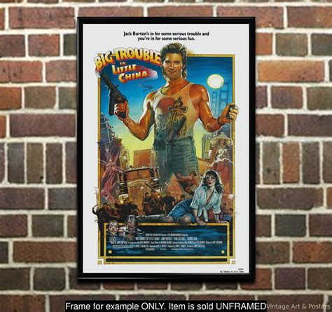 Poster Movie Poster Big Trouble In Little China Kurt Russell Kim