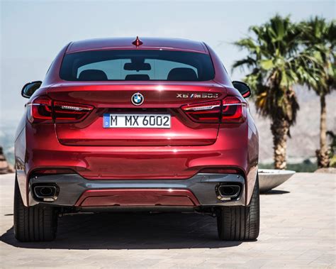 Free Download 2015 Bmw X6 M50d Flamenco Red Rear Hd Wallpaper 8