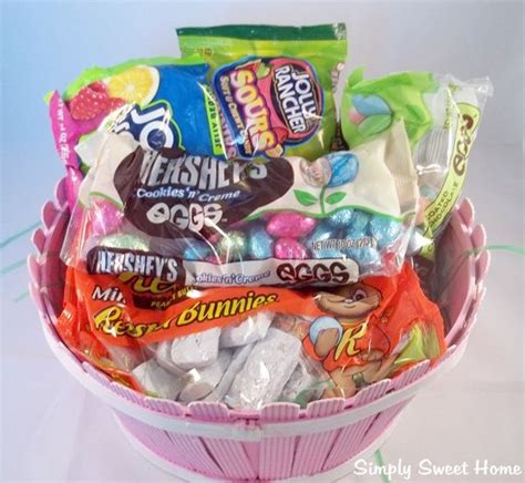 Hersheys Candy Easter Basket Candy Easter Basket, Easter Baskets, Candy ...