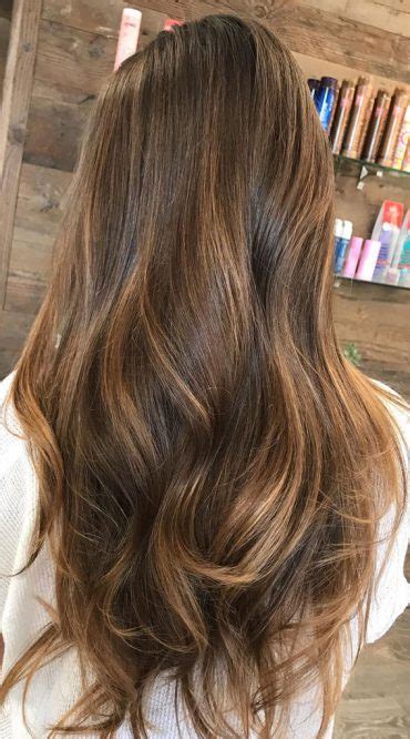 40 Subtle Hair Colour Ideas For A Sun Kissed Glow Chocolate Brown With Caramel Highlights