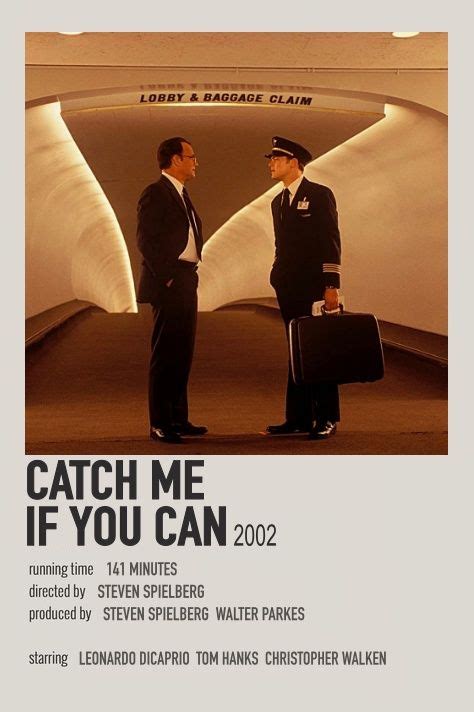 Catch Me If You Can Polaroid Movie Poster Classic Films Posters