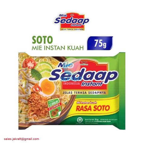 Jual Pcs Mie Sedaap Instant Kuah Rasa Soto Koya Bubuk Gurih Jelas