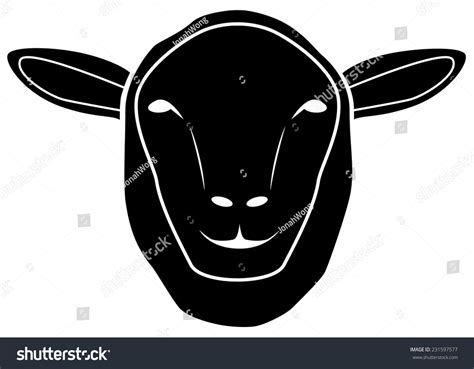 Head Sheep Vector Icon Stock Vector (Royalty Free) 231597577 | Shutterstock