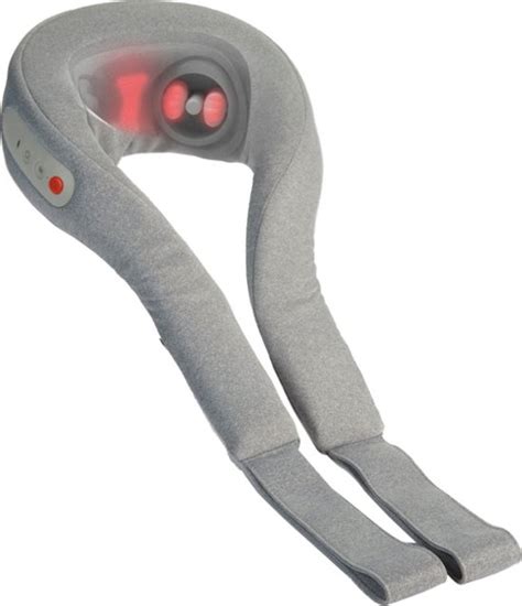 Sharper Image Realtouch Shiatsu Plus Cordless Neck Massager Gray 1016968 Best Buy