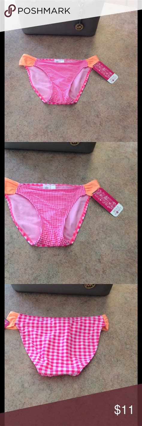 Hula Honey Picnic Table Print Bikini Bottom Nwt Hula Honey Picnic