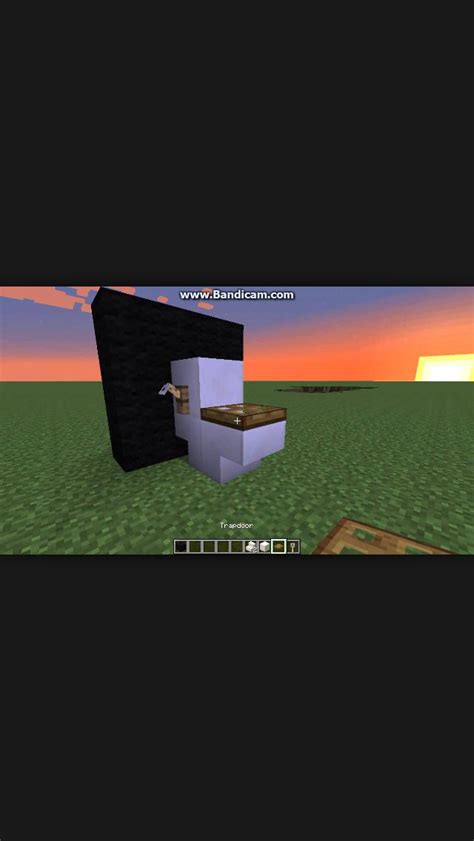 how to make toilet in minecraft