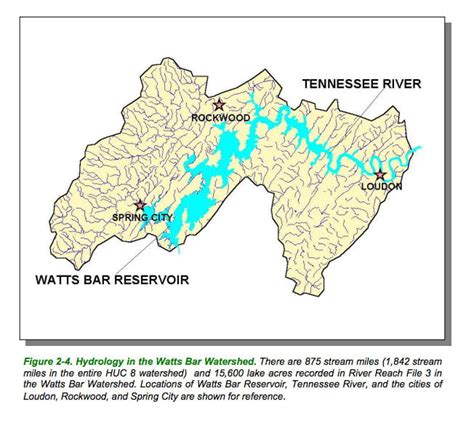 Localwaters Watts Bar Lake maps boat ramps access areas