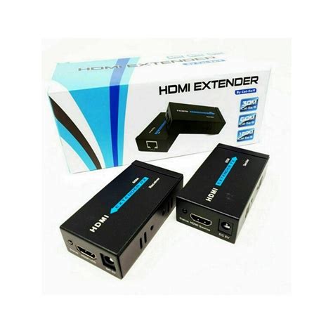 EXTENDER HDMI DE 60 METROS ACTIVO UTP CAT 5E 6E EXONICA SAS