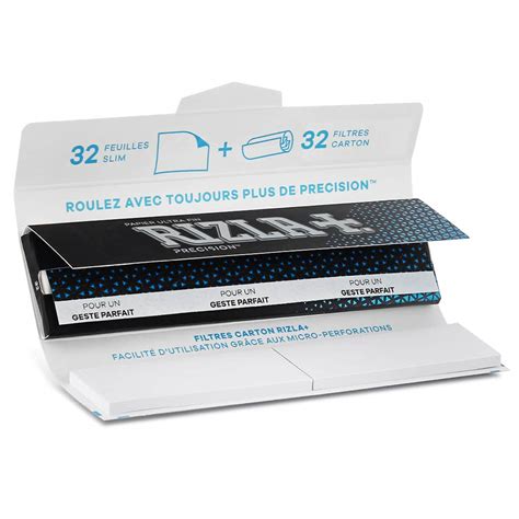 Papier Rouler Rizla Precision Slim Et Tips X