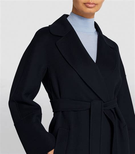 Max Mara Virgin Wool Wrap Coat Harrods Us