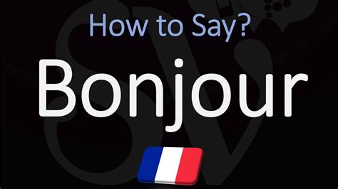 Person Saying Bonjour French