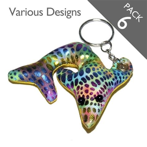 Pack Of Sand Creature Keyrings Keychain Key Ring The Keyring Store