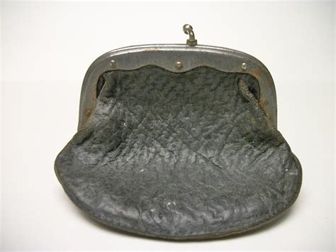 Antique Leather Coin Purse 1920s