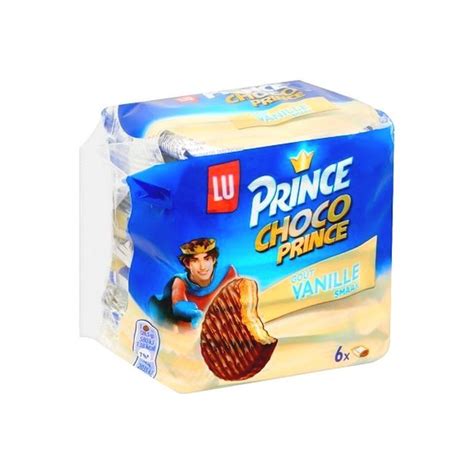 LU Prince Biscuit Chocolat Vanille 6 Pc 150 Gr Chocolat Vanille