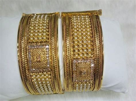 Golden Engagement Imitation Antique Bangles At Best Price In Porbandar