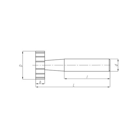 Frez Teowy 10X2 DIN 850 A HSS