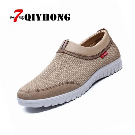 Luxury Upscale New Summer Breathable Mesh Men Shoes Lightweight Men