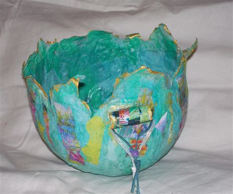 Vessel With Bead Mixed Media By Rosalyn Kliot Fine Art America