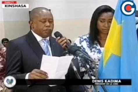 Rdc Le Nouveau Bureau De La Ceni Conduit Par Denis Kadima A Pr T