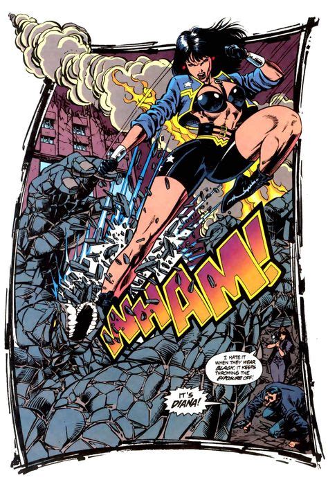 Comicartistevolution Mike Deodato Jr 1995 Wonder Woman 93 Color