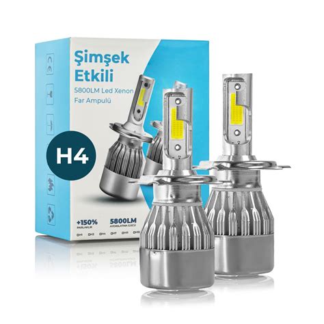 Led Xenon Far Ampulü BEYAZ Renk Zenon Led Far Dekohop da