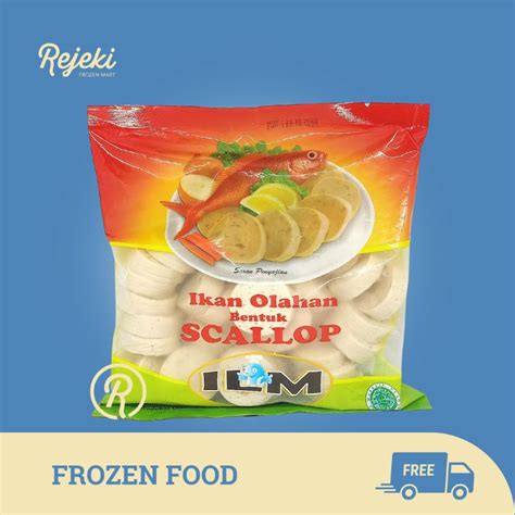 Jual Sunfish Ilm Sds Indomina Scallop Ikan Olahan 500gr Rejeki Frozen