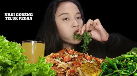 PEDASNYA TERLALU ENAK UNTUK DI MAKAN MUKBANG NASI GORENG TELUR