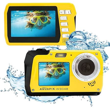 Unterwasserkamera Full HD 2 7K 48MP 10FT Kamera Wasserdicht Dual Screen