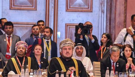 Hh Sayyid Asa Ad Delivers Speech At G Summit Conveys Hm The Sultan S