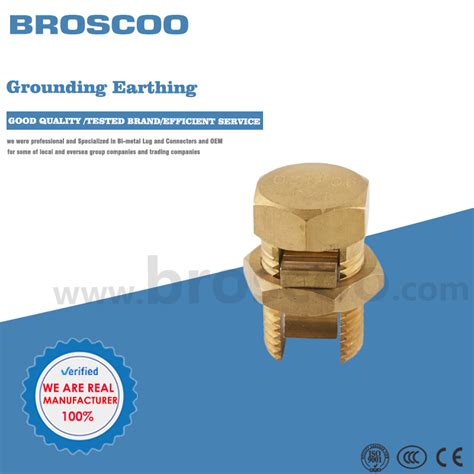 Grounding Split Bolt Superior Strength Split Bolt Connector Size For