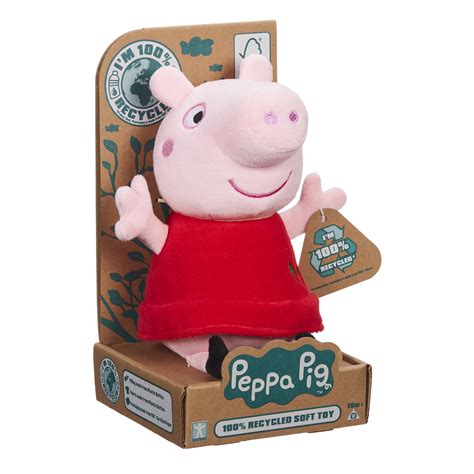 Buy Red Dress Peppa Soft Toy Recycled Materials Peppa Pig Gift